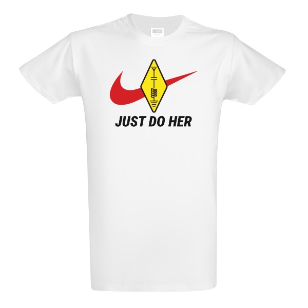 Tričko s potiskem Just do her